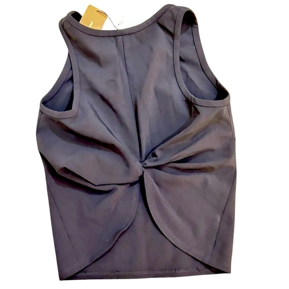 NWT Rachel Comey New York Verbena twisted knot back Black Tank Top size 6 - Picture 5 of 9